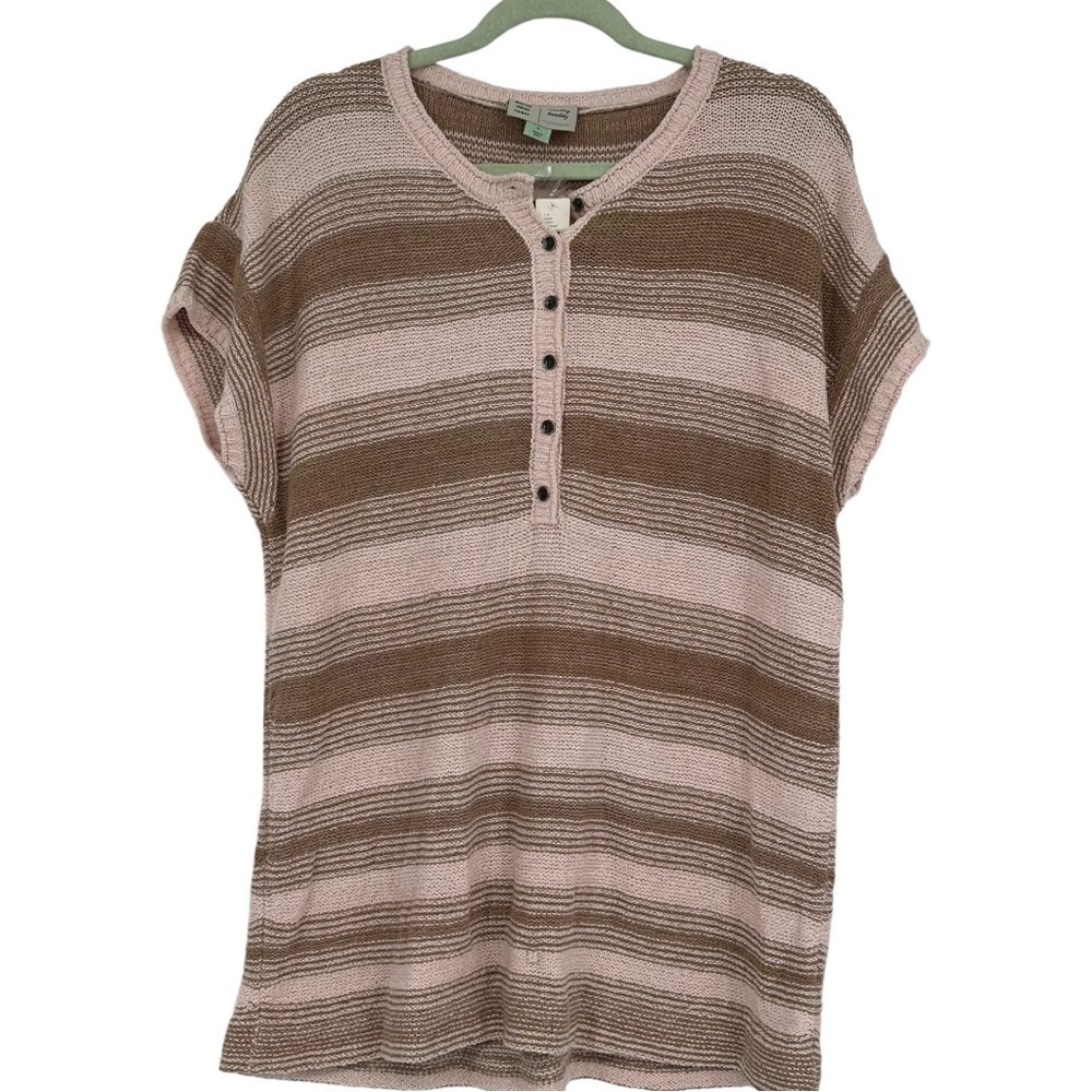 NEW‎ Anthropologie Short Sleeve Sweater Beach Coverup Size Small MSRP $98